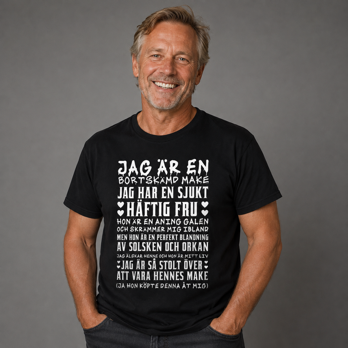 Bortskämd Make Text T-shirt
