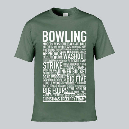 Bowling Text T-shirt