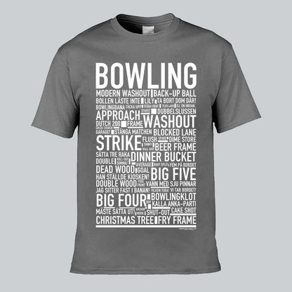 Bowling Text T-shirt