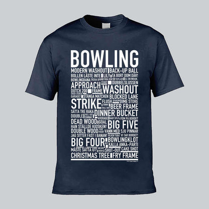 Bowling Text T-shirt