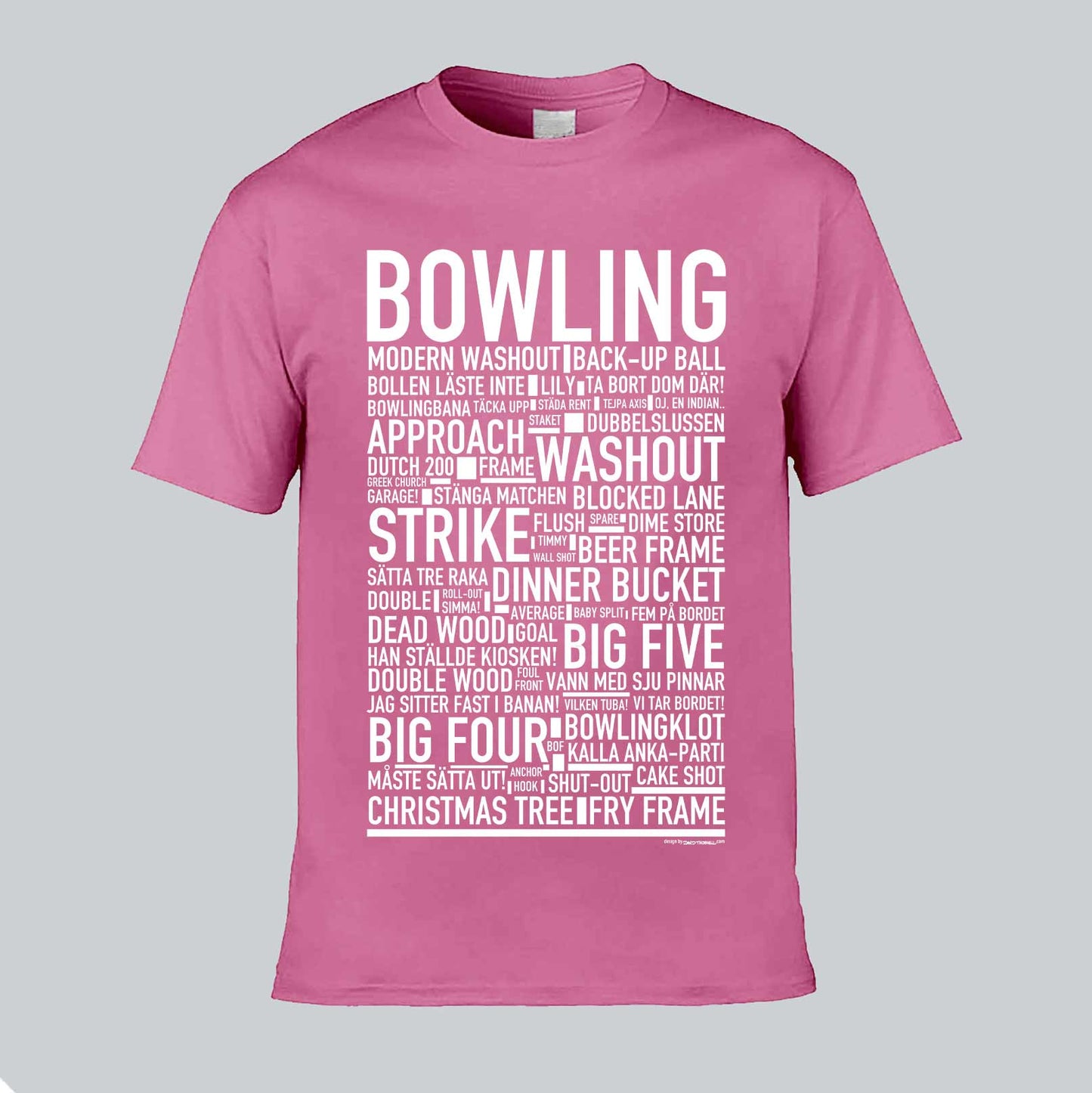 Bowling Text T-shirt