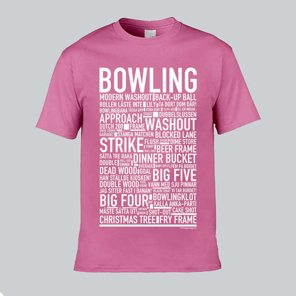 Bowling Text T-shirt