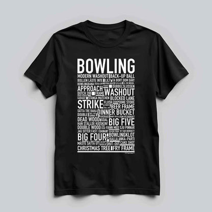 Bowling Text T-shirt