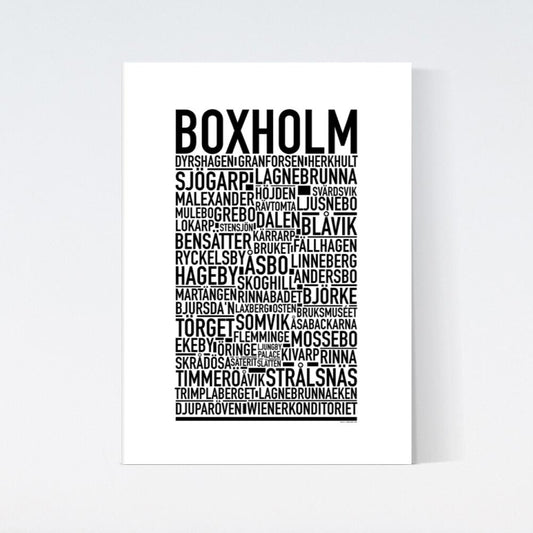 Boxholm Text Poster