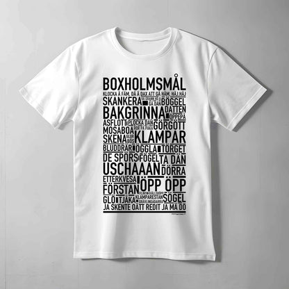 Boxholmsmål Dialekt Text T-shirt