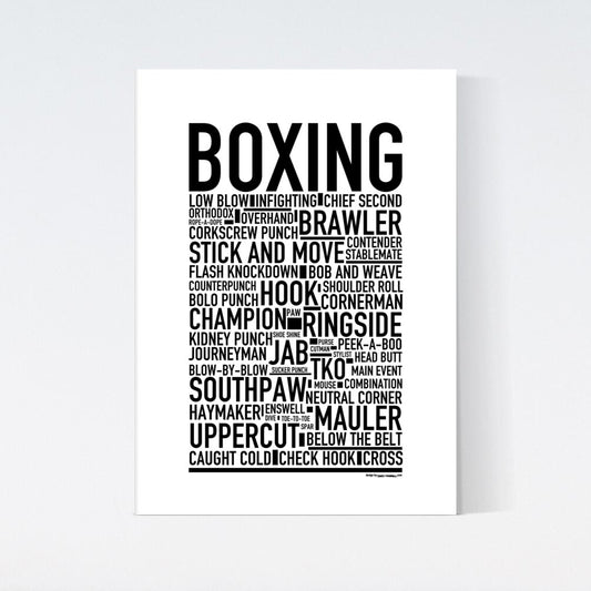 Boxing Text Poster