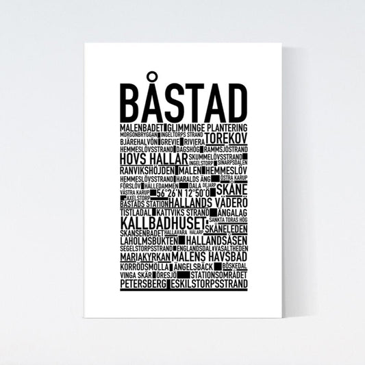 Båstad Text Poster
