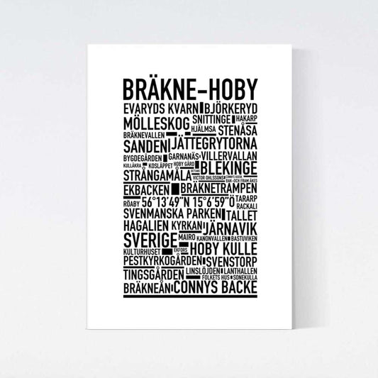 Bräkne-Hoby Text Poster