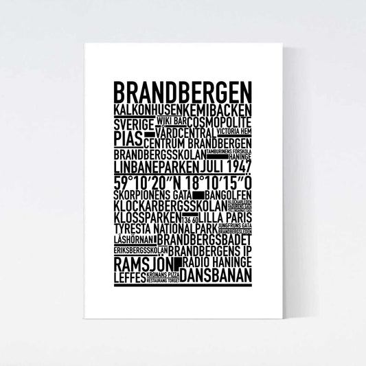 Brandbergen Text Poster