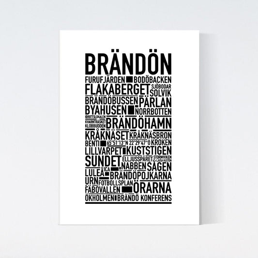 Brändön Text Poster