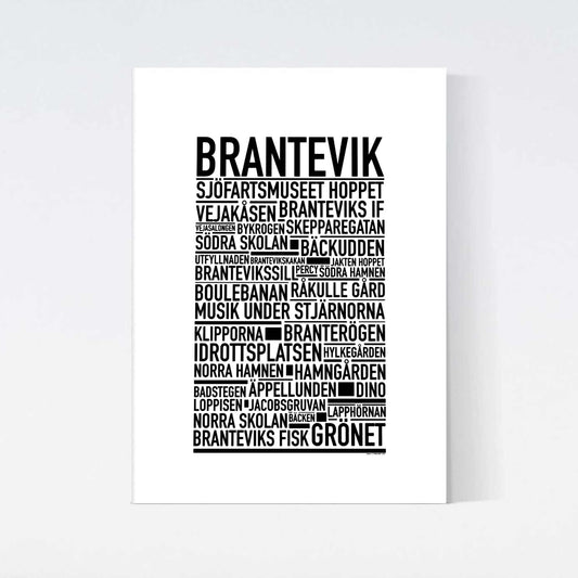 Brantevik Text Poster