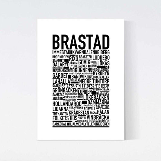 Brastad Text Poster