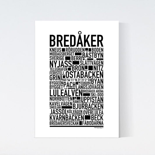 Bredåker Text Poster
