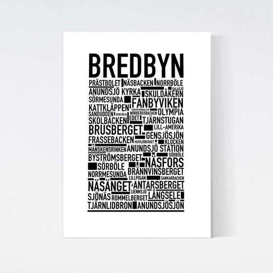 Bredbyn Text Poster