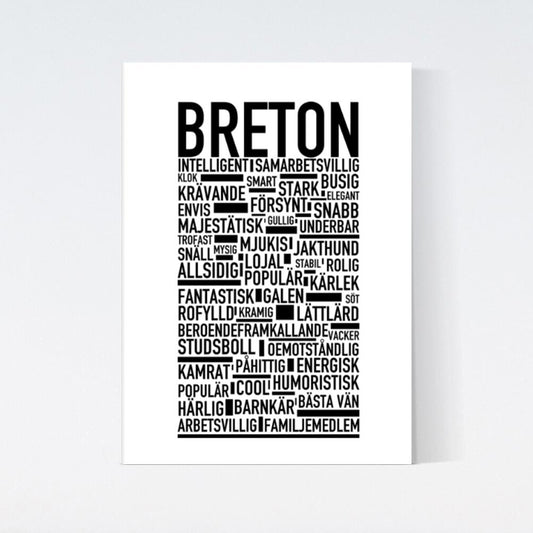 Breton Text Poster