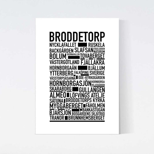 Broddetorp Text Poster
