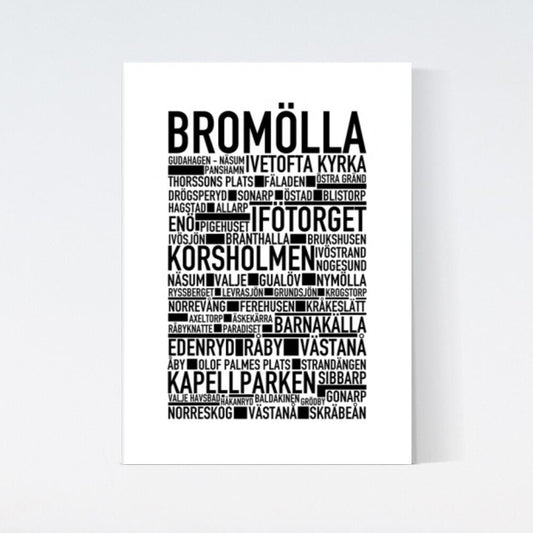 Bromölla Text Poster
