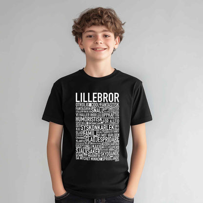 Lillebror Text Barn T-shirt