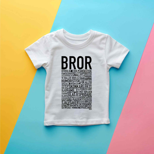 Bror Text Barn T-shirt