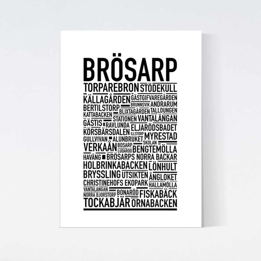 Brösarp Text Poster
