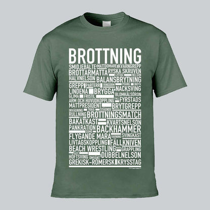 Brottning Text T-shirt