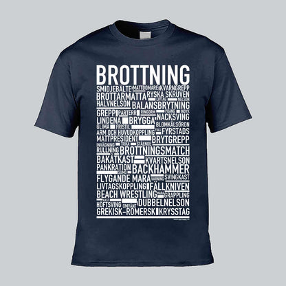 Brottning Text T-shirt