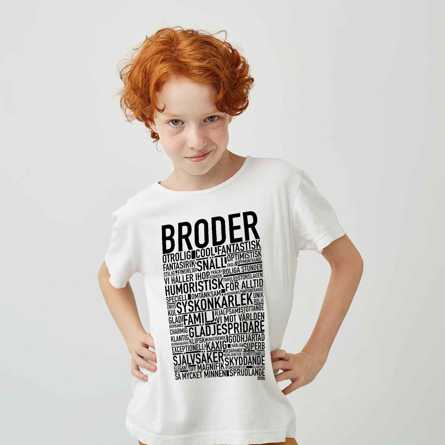 Broder Text Barn T-shirt