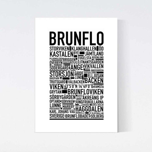 Brunflo Text Poster