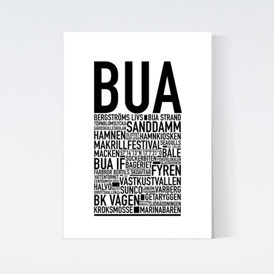 Bua Text Poster