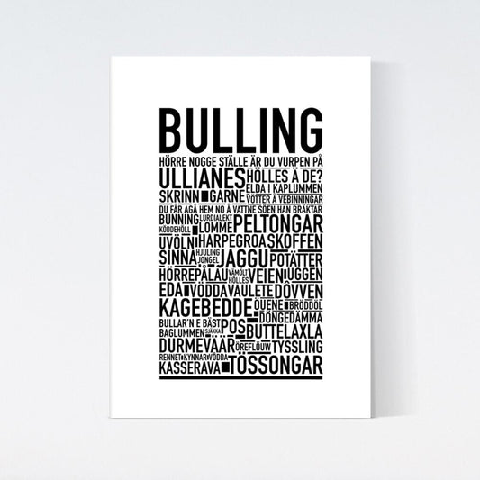 Bulling Text Poster
