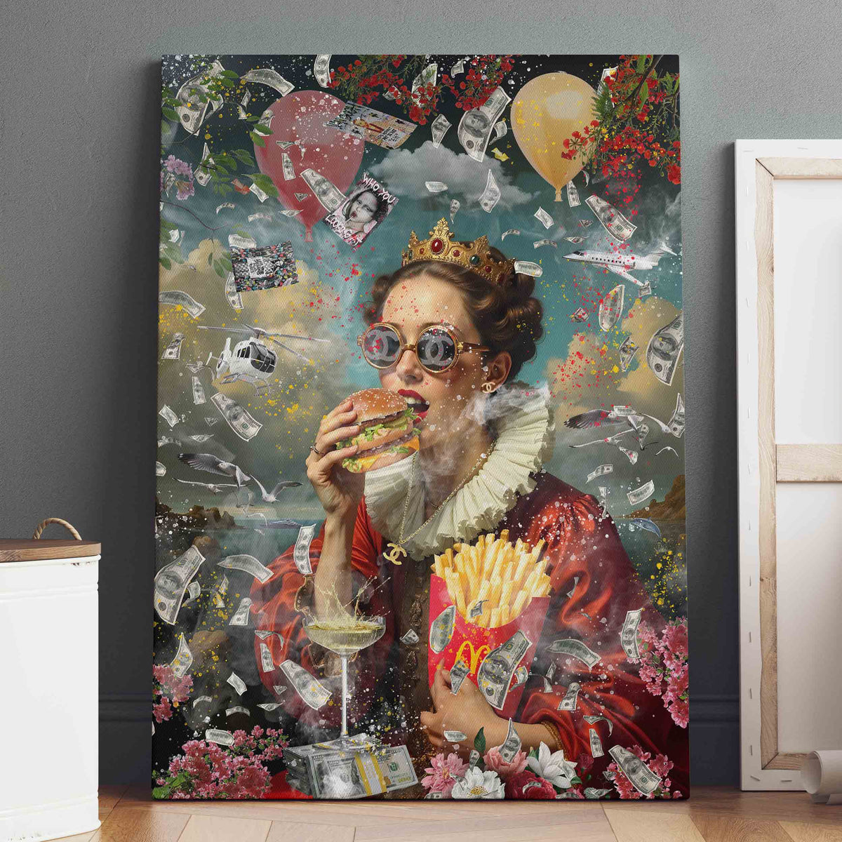 Burger Queen Canvas