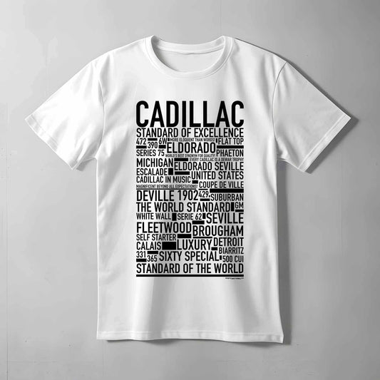 Cadillac Text T-shirt