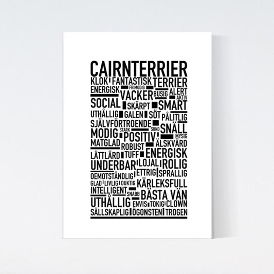Cairnterrier Text Poster