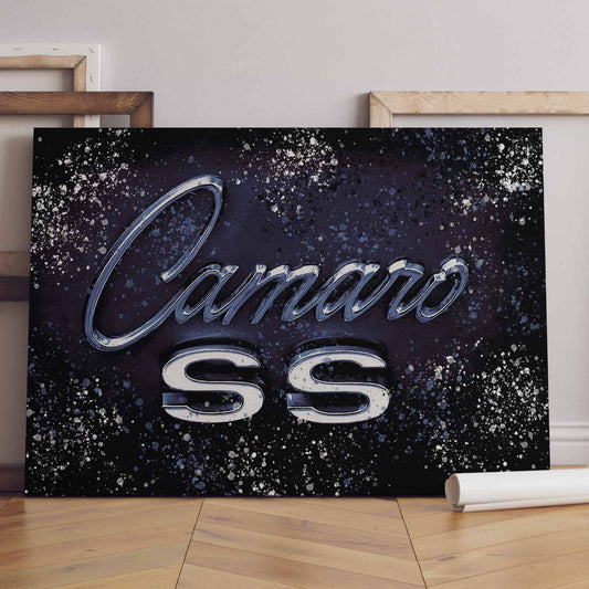 Camaro SS Emblem Canvas
