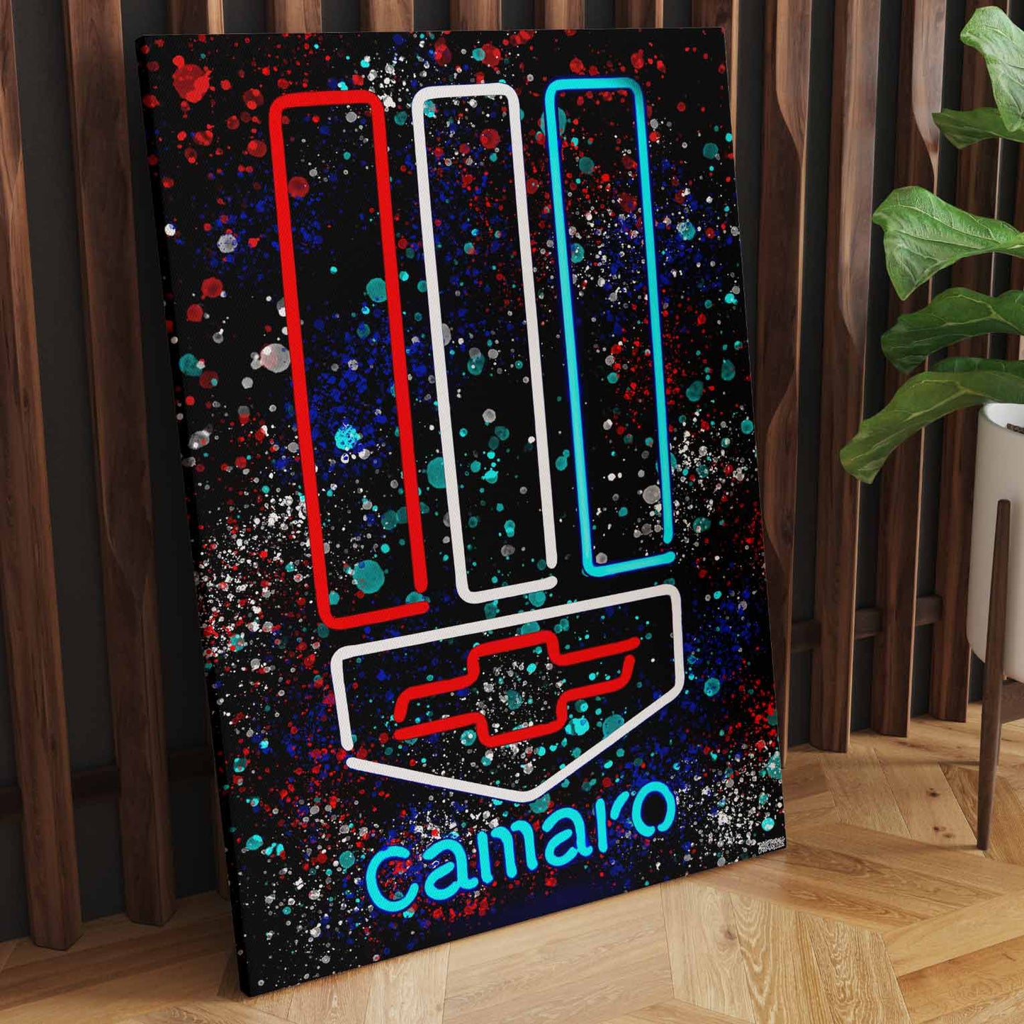 Camaro Neon Canvas