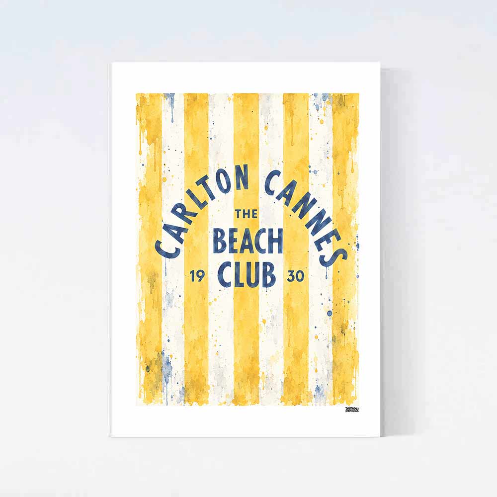 Carlton Beach Club Poster