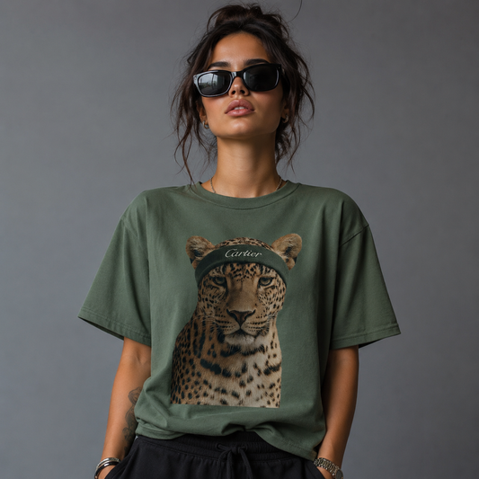 Leopard Sweatband T-shirt