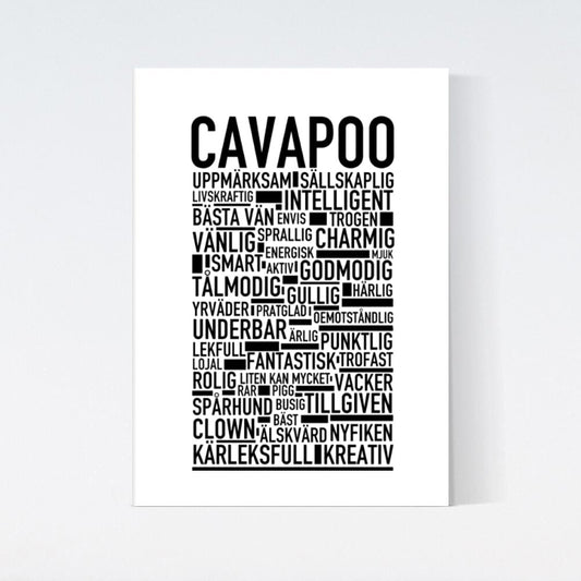 Cavapoo Text Poster