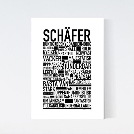 Schäfer Text Poster