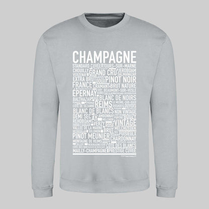 Champagne Entusiast Text Sweatshirt