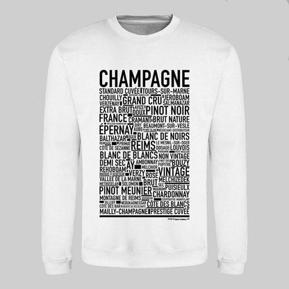 Champagne Entusiast Text Sweatshirt