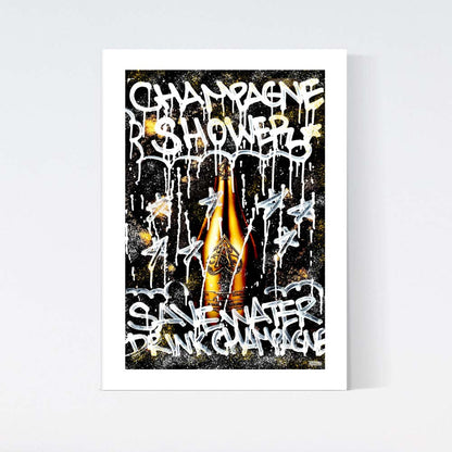 Champagne Showers Ace Poster