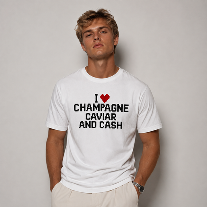 Love Champagne & Cash T-shirt
