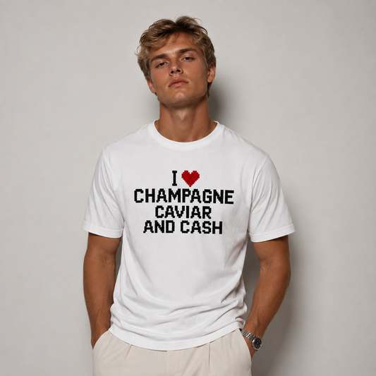 Love Champagne & Cash T-shirt