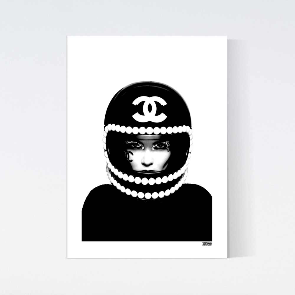 Chanel Helmet Poster