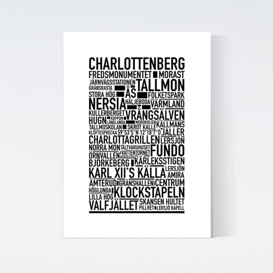 Charlottenberg Text Poster