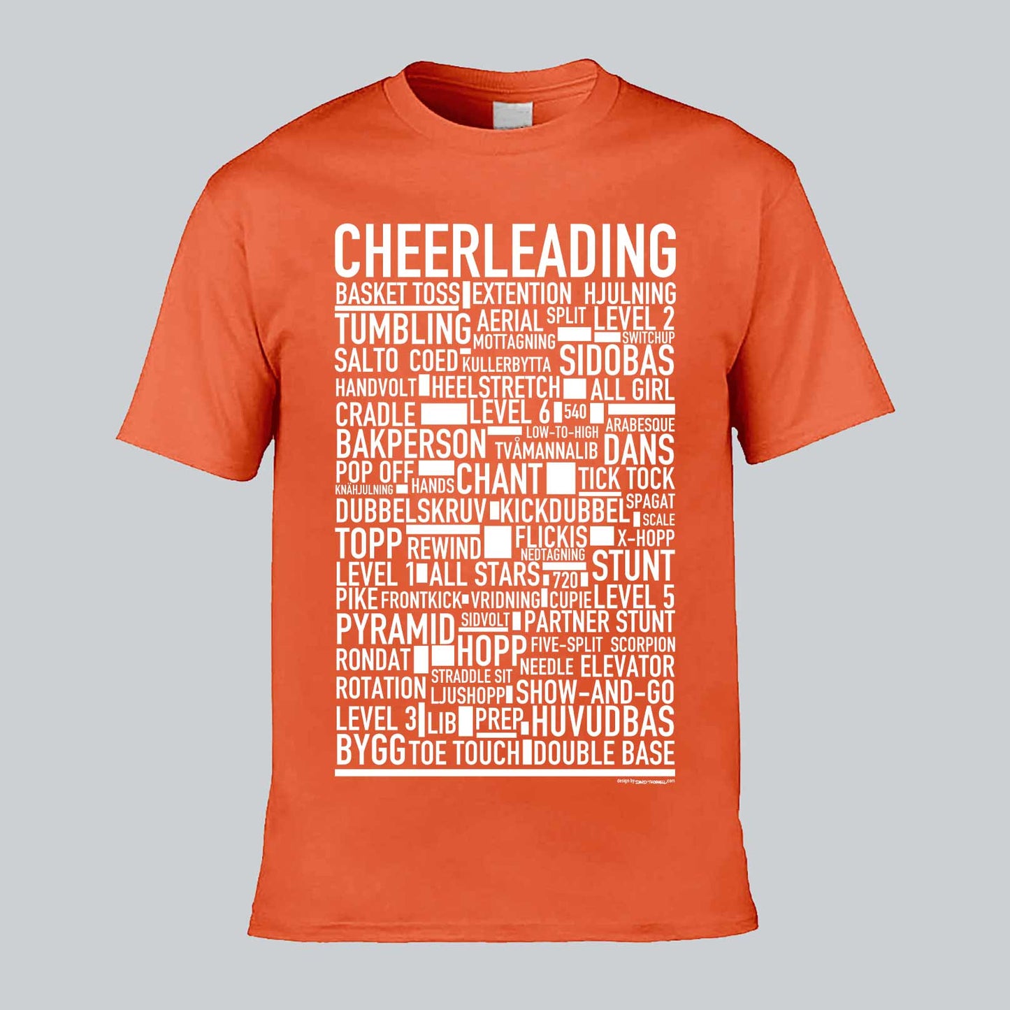 Cheerleading Text T-shirt