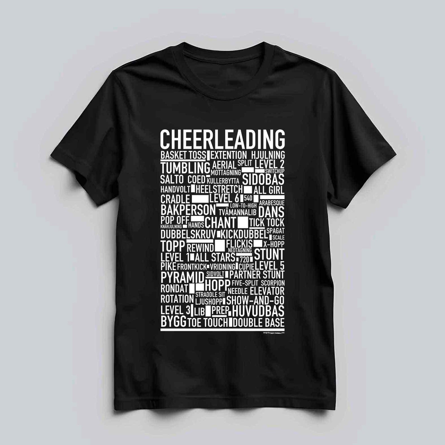 Cheerleading Text T-shirt