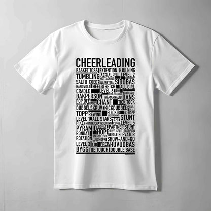 Cheerleading Text T-shirt