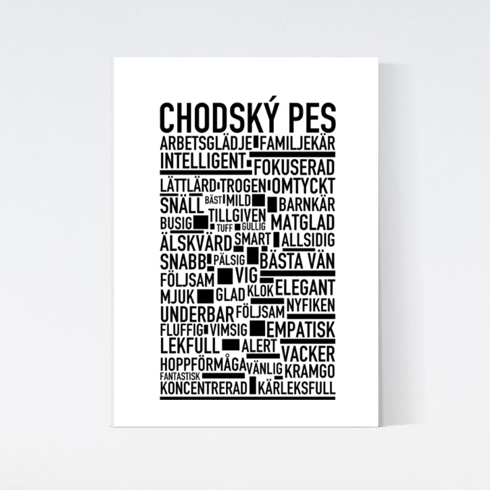 Chodský pes Text Poster